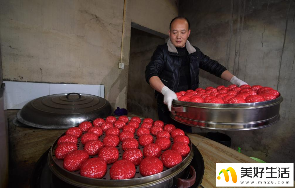 贵州玉屏:红粑飘香迎新春(图4) 贵州玉屏:红粑飘香迎新春(图4)