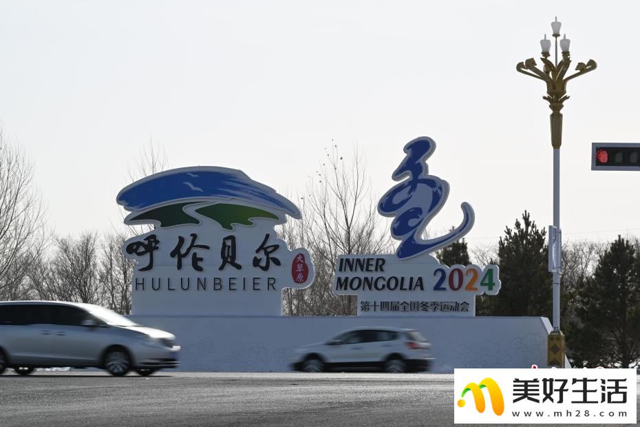 “十四冬”冰上项目场馆夜景流光溢彩(图6)