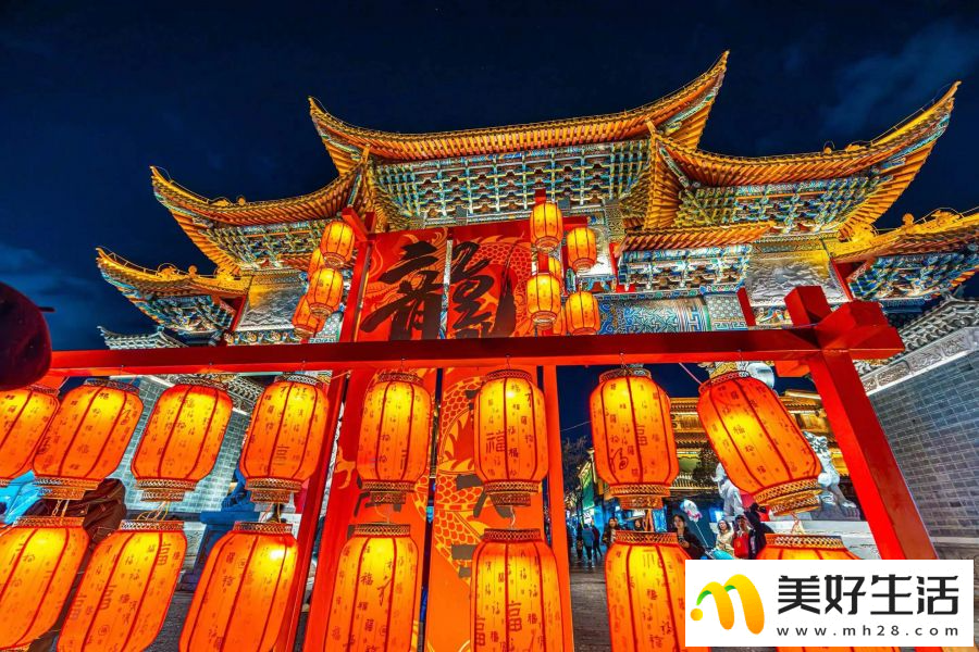 昆明官渡：灯火璀璨庆新春(图5)