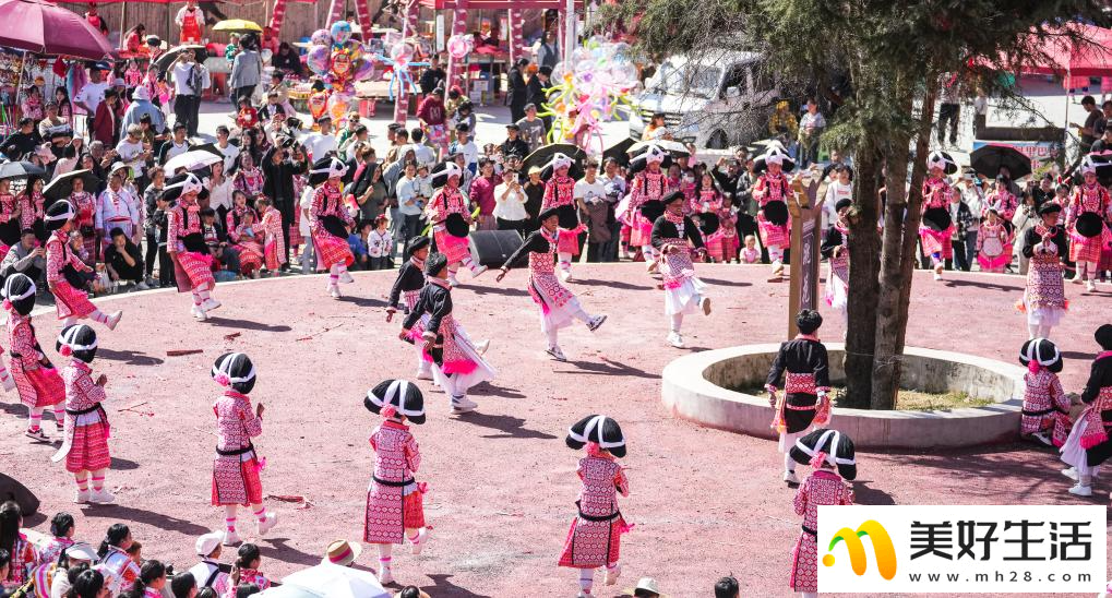 贵州六枝：苗族群众欢庆跳花节(图2)