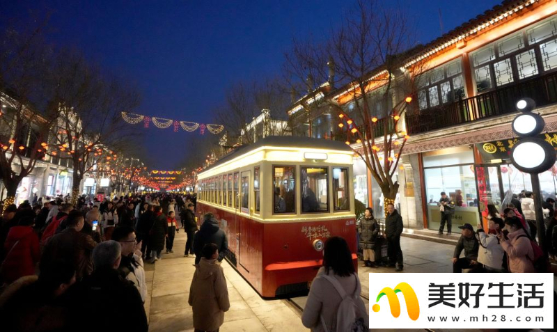 夜游前门大街品年味(图1)