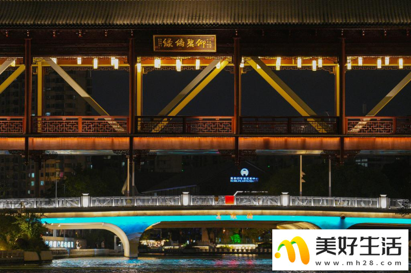 京杭大运河秋日夜景美如画(图4)