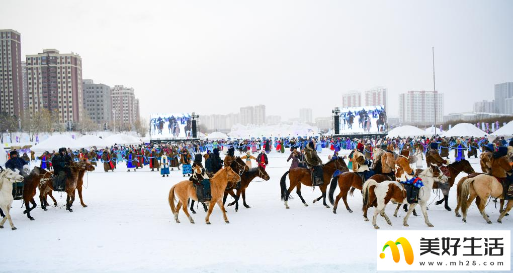 第二十一届内蒙古自治区冰雪那达慕开幕式彩排尽显“民族风”(图12)