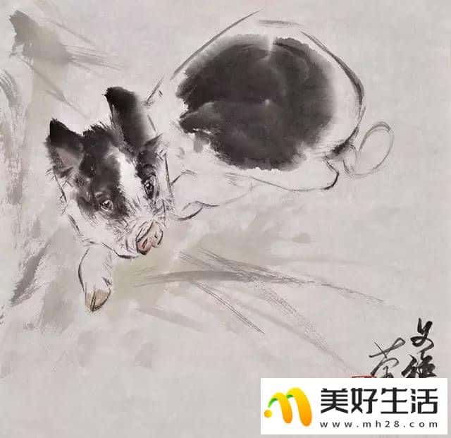 十二生肖国画作品欣赏，十二种动物齐聚一堂！ (图12)